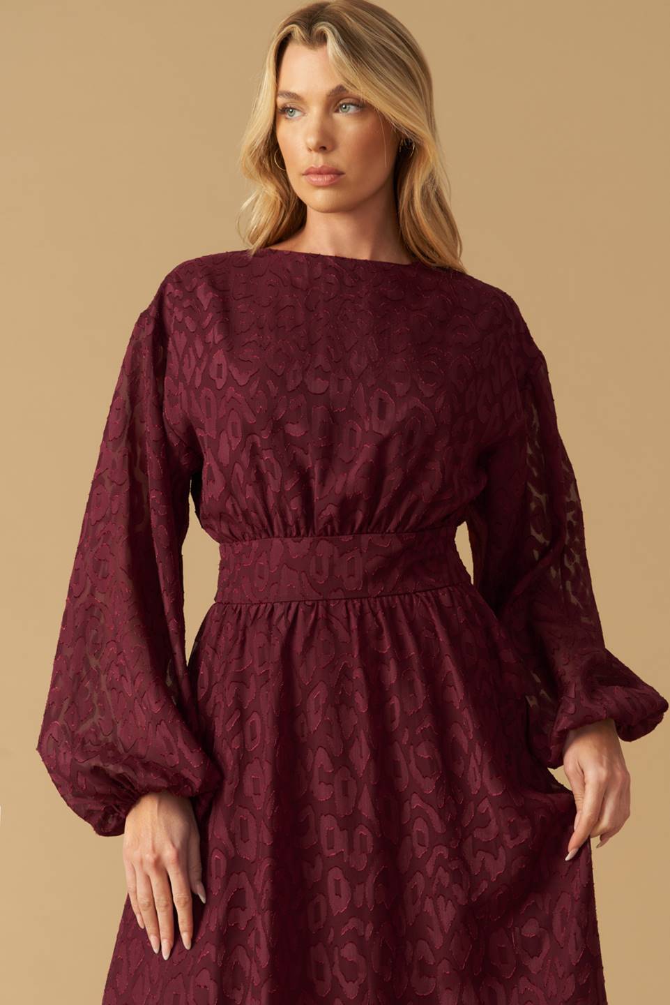 TOO GOOD TO BE TRUE WOVEN MIDI DRESS Flying Tomato